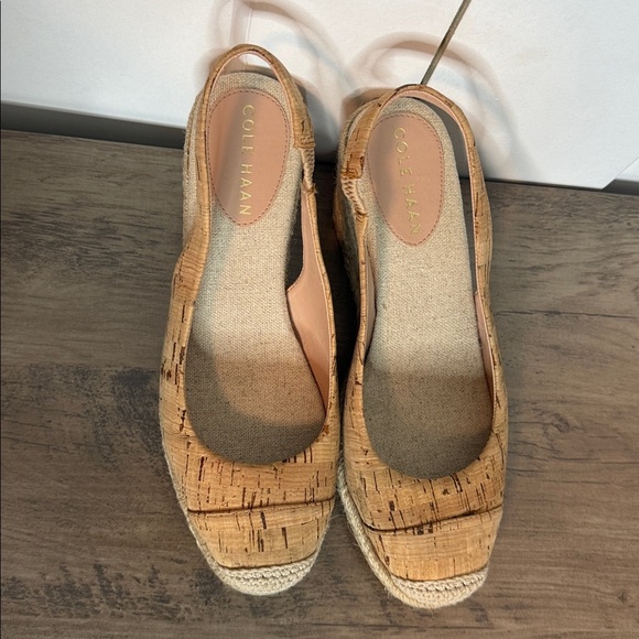 Cole Haan Cork Wedge Espadrille Slingbacks - 7 - Picture 3 of 8